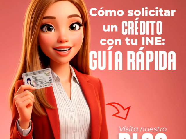 Cómo solicitar un crédito con tu INE